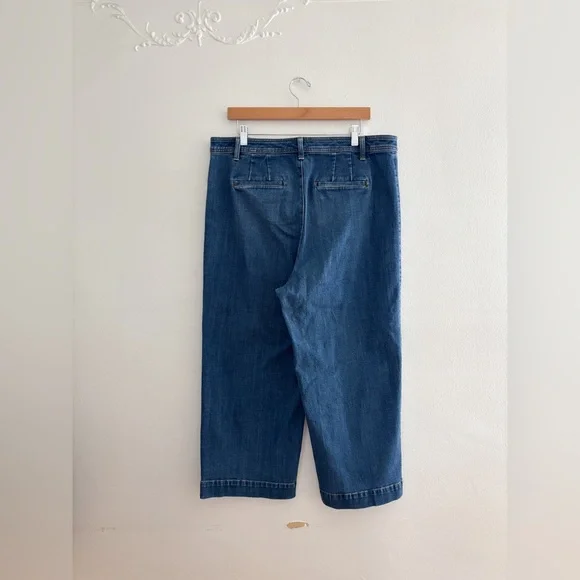 Talbots High Rise Wide Leg Crop Jeans - Picture 7 of 7